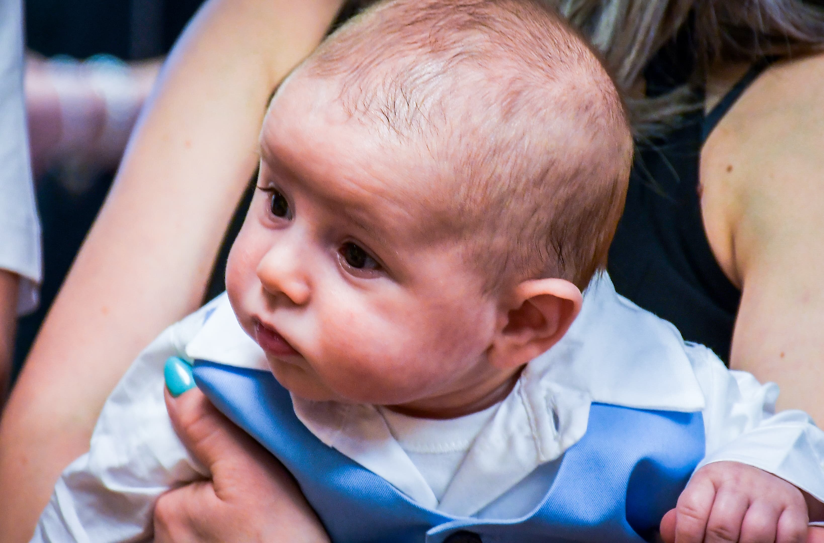 Baptism moment, Lucas