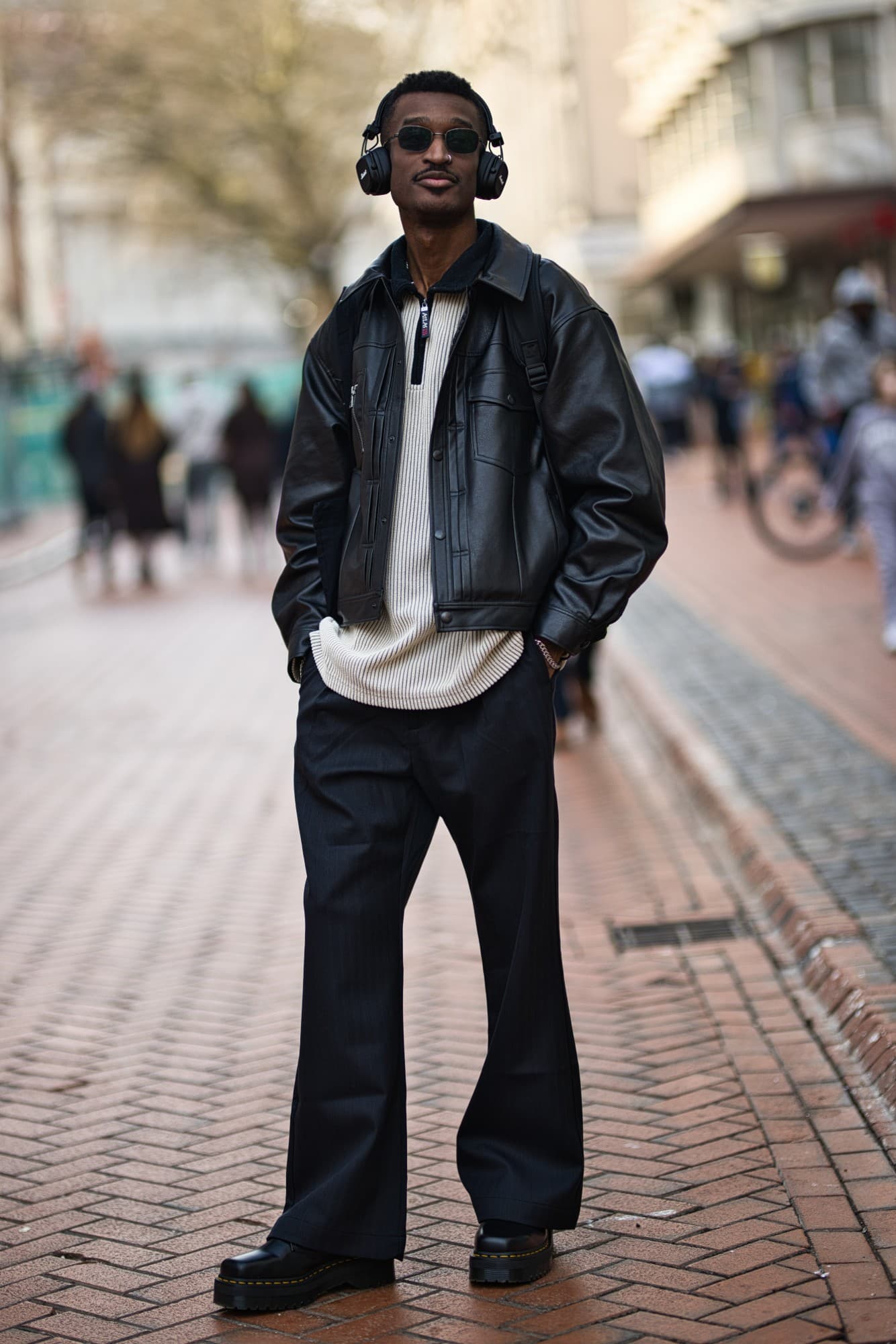Full-length street portrait