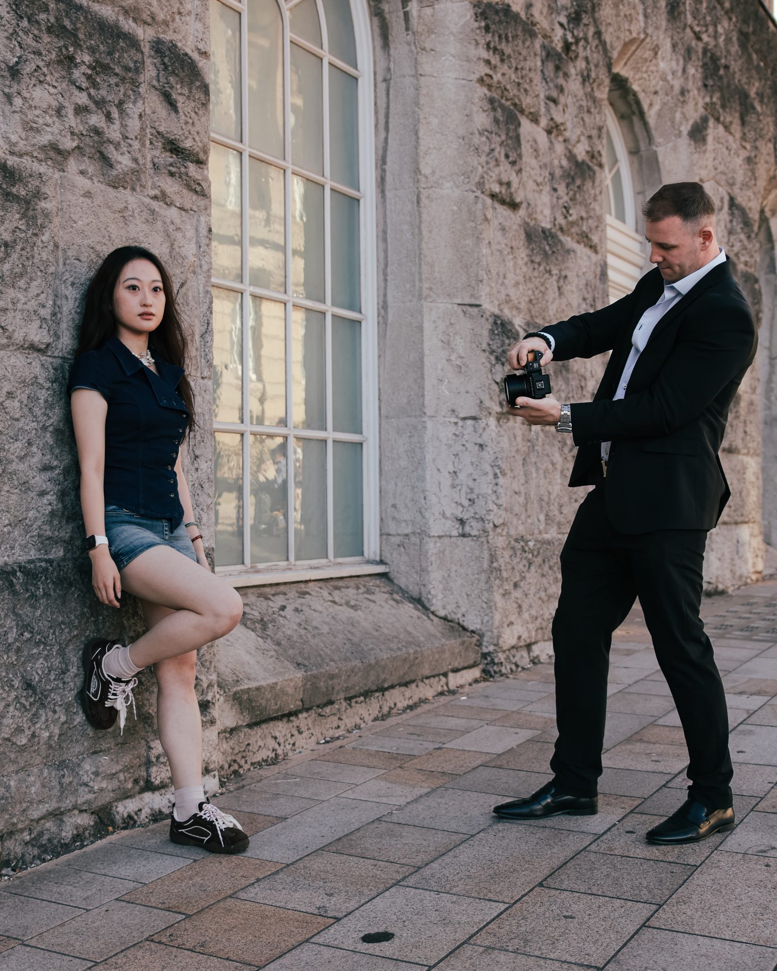LS Visuals founder and lead photographer on location