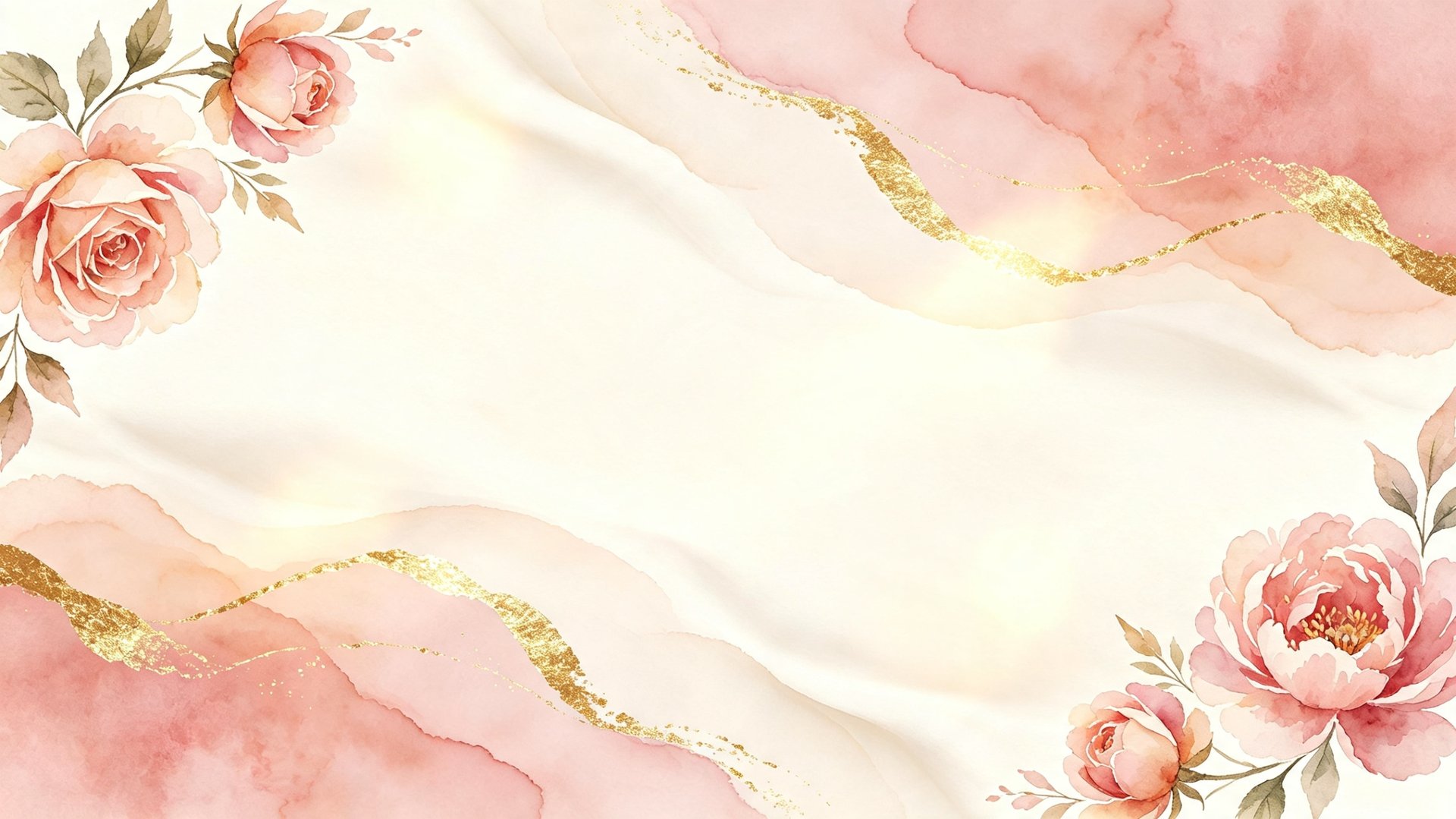 Elegant watercolor floral background, LS Visuals